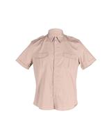 Gucci Short Sleeve Button Front Shirt In Cotton Men Beige Xxs - XXS Regular