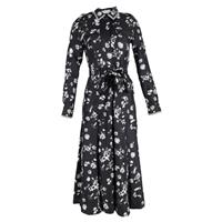 Gabriela Hearst Meyer Floral Button-Front Shirtdress In Silk Women Black S - S Regular