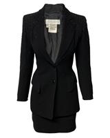Escada Suit Skirt Set In Wool Women Black Size 34 - FR34 Regular