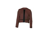 Sandro Paris Tweed Blazer And Skirt Set In Cotton Women Red L - L Regular