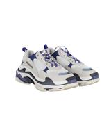 Balenciaga Triple S Sneakers In Polyurethane Women Grey Size 38