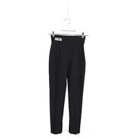Fendi Stretch-Waist Trouser In Wool Women Black Size 38 - EU38 Regular