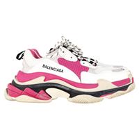 Balenciaga Triple S Sneakers In Pink And White Polyester Women Multicolor Size