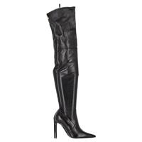 Tom Ford T Screw Over-The-Knee Boots In Leather Women Black Size 38