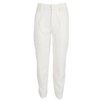 Chlo Straight Leg Trousers In Cream Cotton Women Ecru Size 34 - EU34 Regular