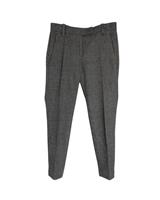 Brunello Cucinelli Prince Of Wales Trousers In Lana Vergine Women Grey Size 38 - IT38 Regular