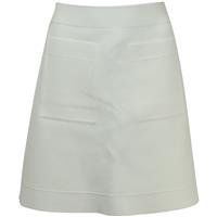 Sandro Paris Elanna Ponte Mini Skirt In Viscose Women White S - S Regular