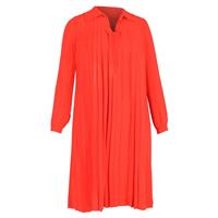 Chlo A-Line Pleated Dress In Silk Women Red Size 38 - FR38 Regular