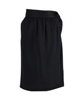 Escada Wrap Over Style Midi Skirt In Wool Women Black Size 34 - EU34 Regular