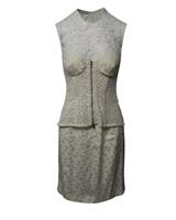 Stella Mccartney Lace Dress In Cotton Women Cream M - M Regular