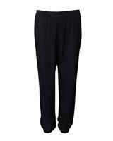 Lanvin Elastic Waist Trousers In Navy Polyester Women Blue Size 40 - FR40 Regular