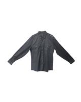 Gucci Slim Fit Long Sleeve Button Front Shirt In Cotton Men Black Size 40 - IT40 Regular