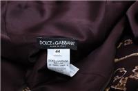 Dolce & Gabbana Key Print Sheath Dress In Viscose Women Brown M - M Regular