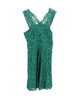 Sandro Paris Riviera Lace Mini Dress In Rayon Women Green S - S Regular
