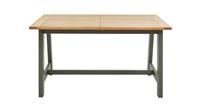 DFS Sloane Solid Oak & Acacia 4-6 Seater Extending Dining Table RRP £629