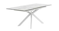 DFS Bolzano White Marble Effect 6-8 Seater Extending Dining Table RRP £999
