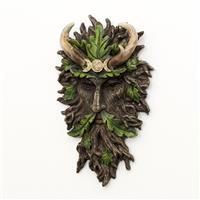 Green Man Tree Face Wall Plaque Resin Garden Gothic Forest Treeman Home Decor
