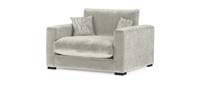 Sofology Majestica Silver Mix Teddy Chenille Loveseat Armchair RRP &pound;719