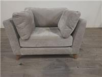 Marks and Spencer M&S Conway Silver Opulent Chenille Loveseat RRP £599