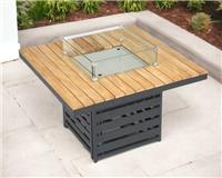 Rattan Direct Sequoyah Aluminium & Teak Outdoor Fire Pit Table RRP &pound;949