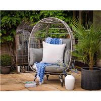 Rattan Direct Havana Grey Large Handwoven Balcony/Egg Chair RRP &pound;669