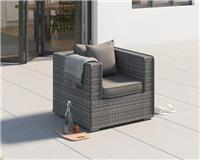 Rattan Direct Ascot Grey Outdoor Garden Armchair RRP &pound;229