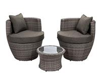 Rattan Direct Orlando Double Flat Grey Outdoor/Garden Vase Set RRP &pound;319
