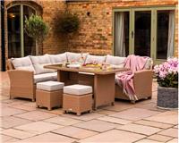 Rattan Direct Sorrento Willow Outdoor/Garden Corner Dining Set RRP &pound;1599