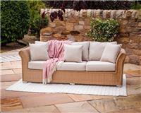 Rattan Direct Lisbon Willow 3 Seater Outdoor/Garden Sofa RRP &pound;899