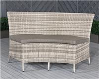 Rattan Direct Oxford Double Flat Grey Set of 2 Outdoor/Garden Bench RRP &pound;530