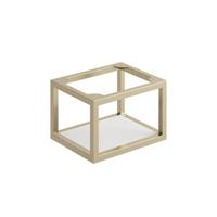 Scudo Ambience Brushed Brass 300mm x 250mm x 200mm Frame with Shelf RRP &pound;257