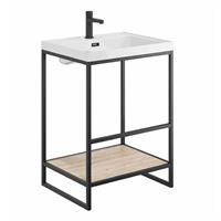 Scudo Boho 800mm Black Floorstanding Basin Frame RRP &pound;365