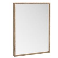 Scudo Ambience Rustic Oak 800x600mm Wall Mounted Bathroom Mirror RRP &pound;216