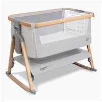 Tutti Bambini CoZee Air Bedside Crib - Oak / Sterling Silver RRP &pound;225