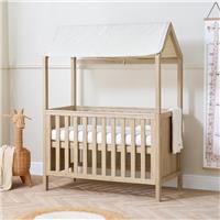 Tutti Bambini Casa 3 in 1 Mini Cot Bed - Harvet Oak Finish RRP &pound;229