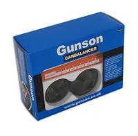GUNSON CARB BALANCER TOOL  Easy read scale indicates the air flow