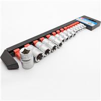 Hilka Female TORX Star E Sockets on rail E4-E24 TORX Socket set 1/4 3/8 1/2" Dr