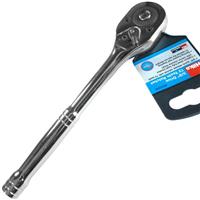 Hilka Socket Wrench Reversible Ratchet Handle Quick Release 3/8" Square Drive