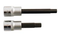 7mm Brake Caliper Hex Allen Key Socket Set Long & Short Tools 3/8 Drive LL