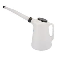 Fuel Measuring Jug 5 Litre + Cap and Flexi Spout - Suitable For Petrol & Diesel