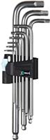 Wera Tools Extra Long Stainless Steel Hex Plus - Ball Allen Keys Set + Holder