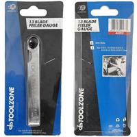 Stainless Steel Feeler Blade Set. 13 Metric Feeler Blade Gauges 0.05 - 1.00mm