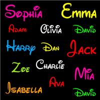 2 Personalised Words Boy Girl Name Decal Stickers Car JDM Laptop Door Wall Decor