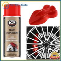 Brake Caliper RED High Gloss Heat 260C Resistant Paint Spray 400ml K2
