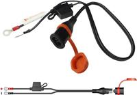 SAE71 OptiMate Weatherproof Waterproof Fused 12V Permanent Lead O1