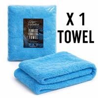 Car Drying Towel 50 x 100cm Edgeless Microfibre Cloth Cleaning Pure Definition