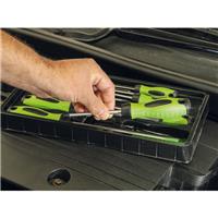 SMB * Sealey Tools 8Pce HiViz BRIGHT Green Screwdriver Set Flat Pozi Phillips