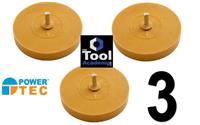 3x Power-Tec Pinstripe Toffee Caramel Wheel Sticker Stripe Removal Remover Tool