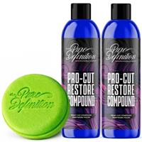 Car Polish Kit X 2 Pro Cut Compound Heavy Scratch Paint Restorer Pure Definition