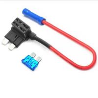 12V 10A Fuse Standard Blade Piggy Back Car Fuse Holder Motorcycle Automotive AWG